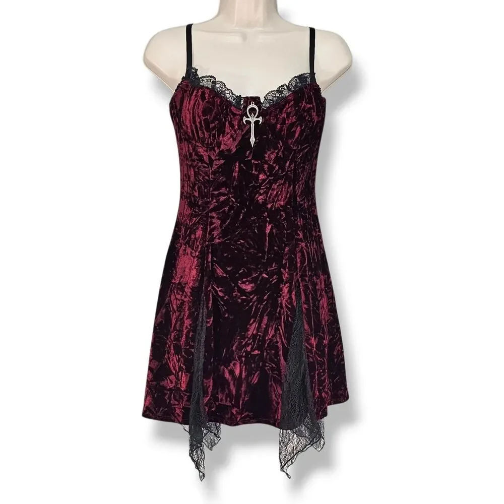 Dolls Kill | Dresses | Dolls Kill Widow Red Velvet Lace Trim Mini Dress Size S Vampire Goth Witch Nwt | Poshmark Dolls Kill | Dresses | Dolls Kill Widow Red Velvet Lace Trim Mini Dress Size S Vampire Goth Witch Nwt | Poshmark